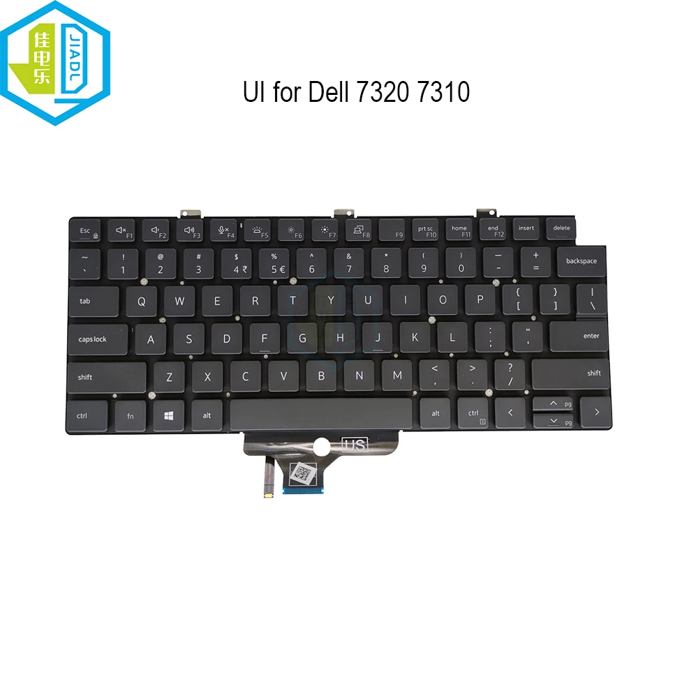 

1828G UI Backlight keyboard backlit for Dell latitude 7320 7310 2 in 1 5320 01828G CN-01828G English laptop keyboards Original