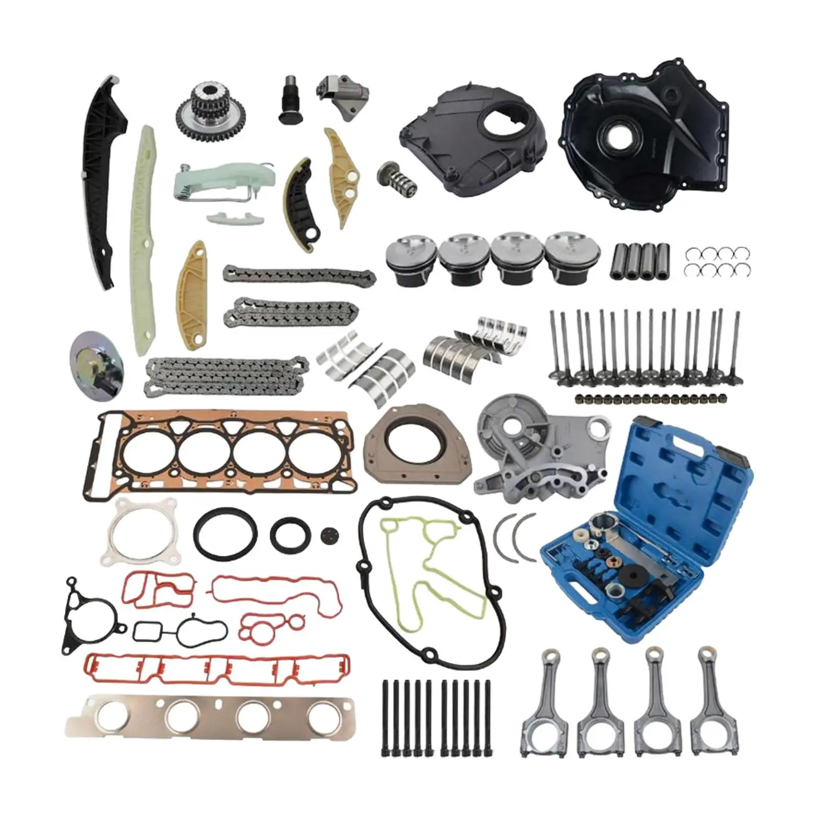 Комплект для ремонта двигателя запчасть замены 06H105701D 06J198401D сборка 06H107099AM Volkswagen