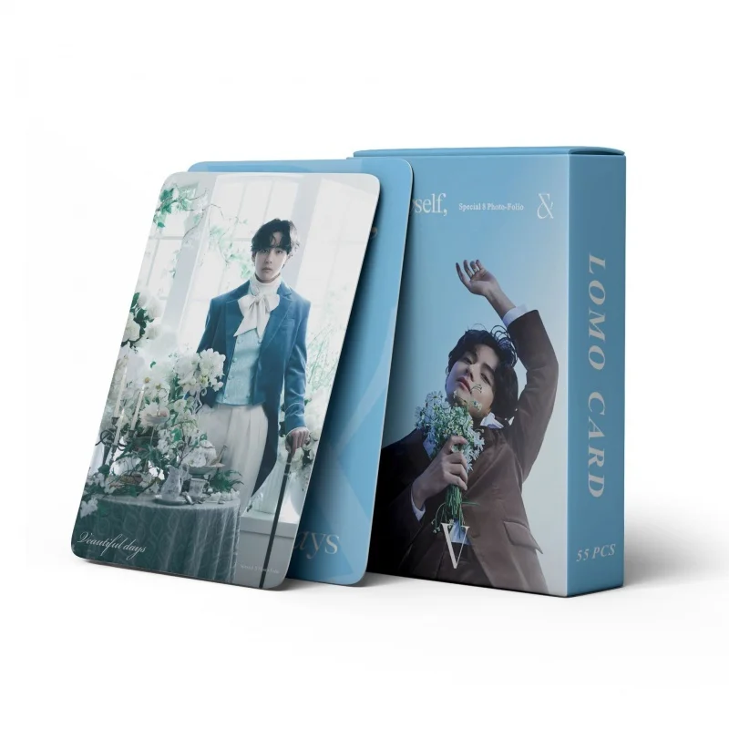 

55Pcs/set Kpop Zhang Hantuan V Jintaiheng Veautiful Day Mini Truck Lomo Card Album HD Photo Print Cards For Fans Gift Collection