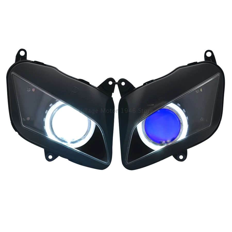 Мотоциклетная фара ближний/Hi Beam HID проектор в сборе светодиодная угловая с