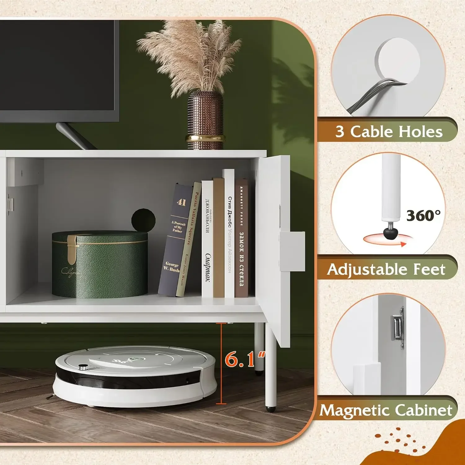 Современная подставка под телевизор для 65-дюймового телевизора центр