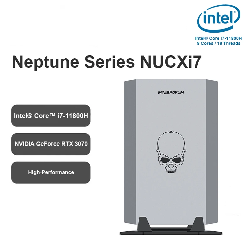 Мини-ПК NUCXi7 Intel Core i7-11800H NVIDIA GeForce RTX 3070 DDR4 32 ГБ 512 ГБ SSD настольный компьютер Windows 11 игровой ПК