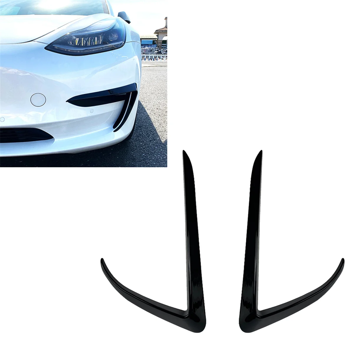 AD05-Сплиттер переднего бампера автомобиля спойлер накладки противотуманные фары