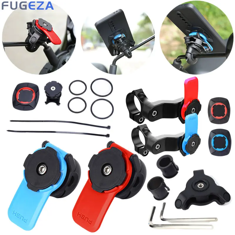 

Bicycle Handlebar Stem Holder Motocycle Phone Mount Universal adaptors V2 Wall Mount VIBRATION DAMPENER Self Quad LOCK