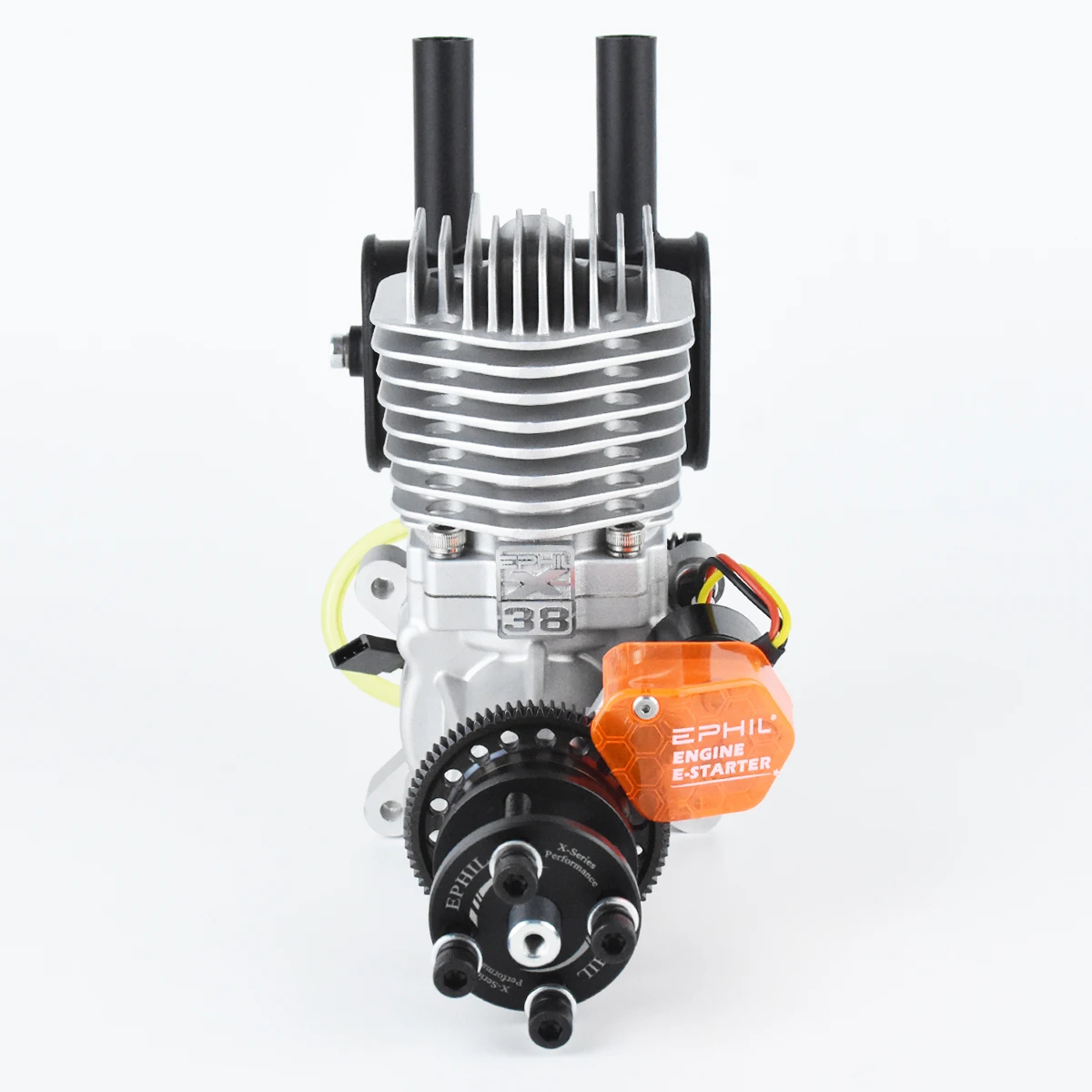 Фото EPHIL Power X-38cc-R Pro Модель самолета Бензиновый двигатель Электрический стартер Одноцилиндровый двухтактный задний ряд №3
