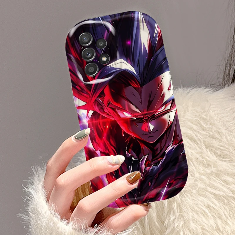 D-Dragon Ball Comics Goku Art Для Samsung A55 A54 A53 A52 A35 A34 A33 A32 A25 A24 A23 A22 A21S A15 A13 A14 5G Wave Oil TPU