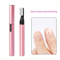electric nano nail polishing file pen glass transparent nail repair sanding pad kit nails brighten manicure beauty tool 18000rp
