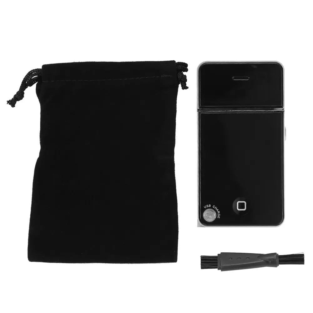

Beard Trimmer Facial Ultra Thin Rechargeable Shaver With USB Charger Charging Shaver