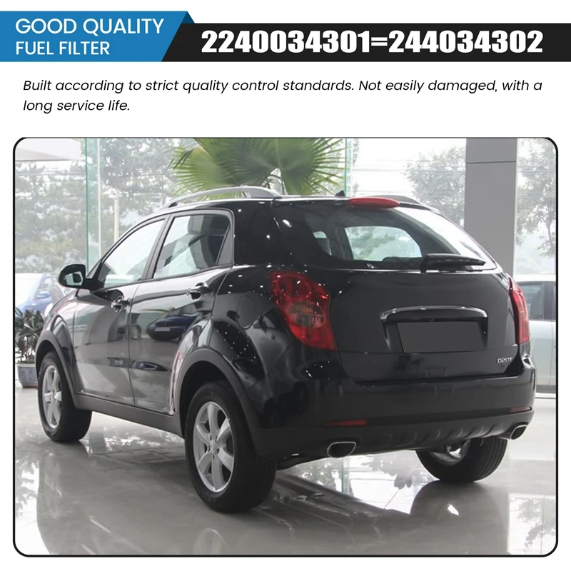 For SSANGYONG KORANDO Car Gasoline Filter 2240034301 = 2240034302