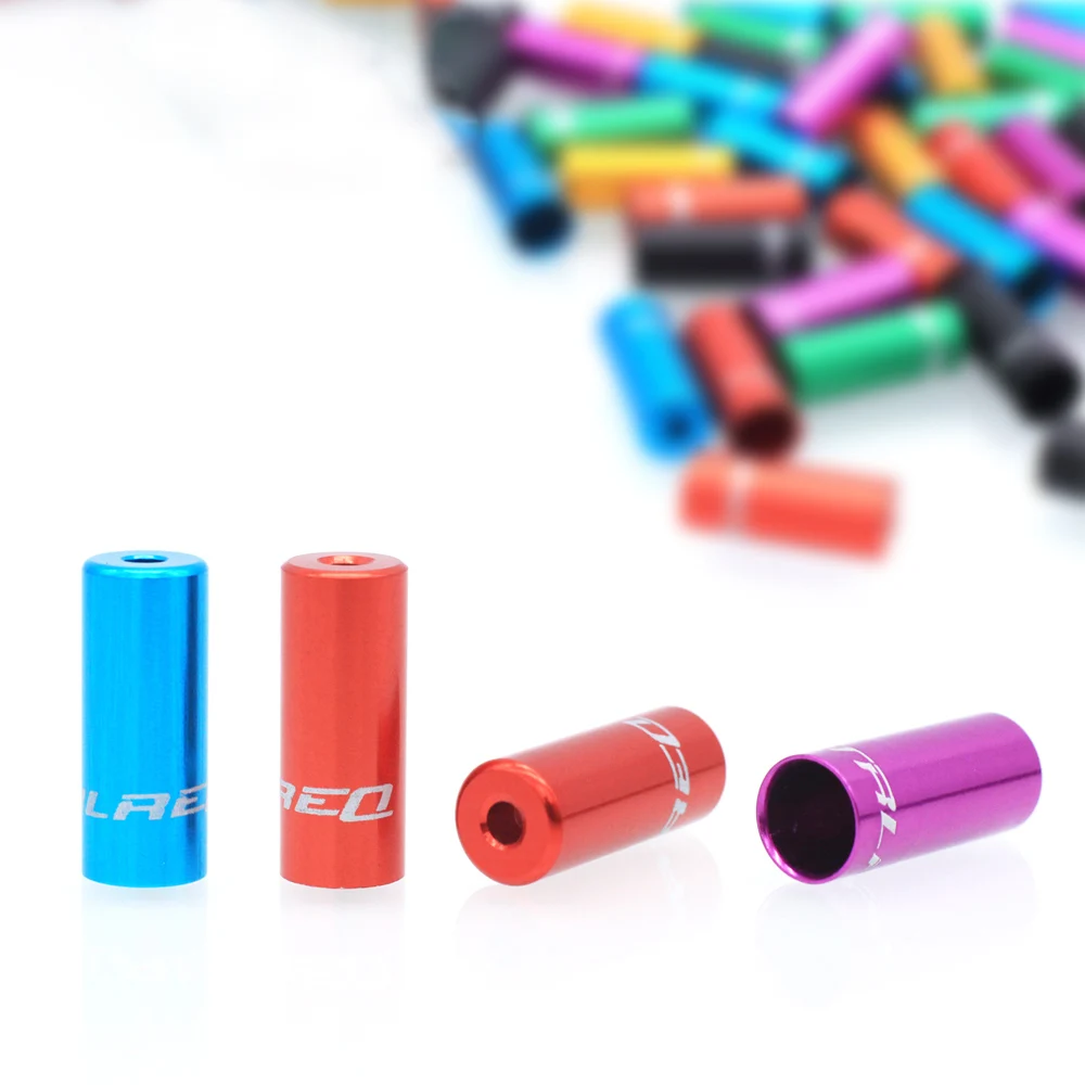 

10pcs 4mm 5mm Aluminium Bicycle Brake Cable For MTB Road Bike Colorful Shift Cable Bicycle Derailleur Shifter Cable End Tip Caps