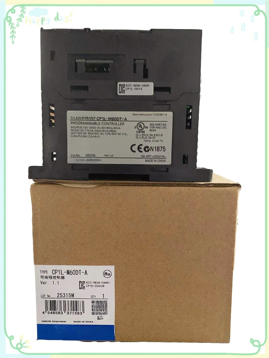 Контроллер CP1L-M30DT-D/CP1L-L14DR-D/M40DR/M60/EM40/EM3