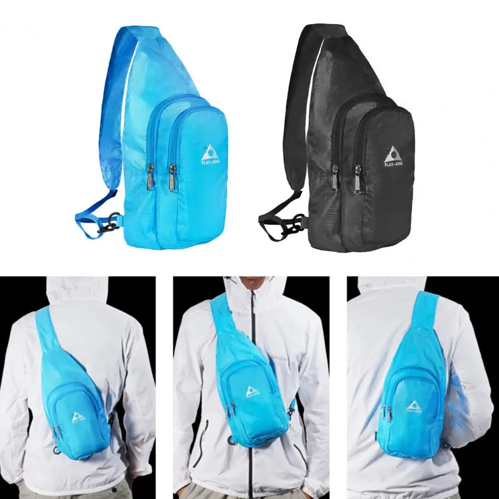 Складная мини-сумка через плечо компактного размера из полиэстера компактная