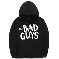 the bad guys hoodie man comfortable hoodies funny animation streetwear long sleeves men women harajuku oversized sweatshirt tops