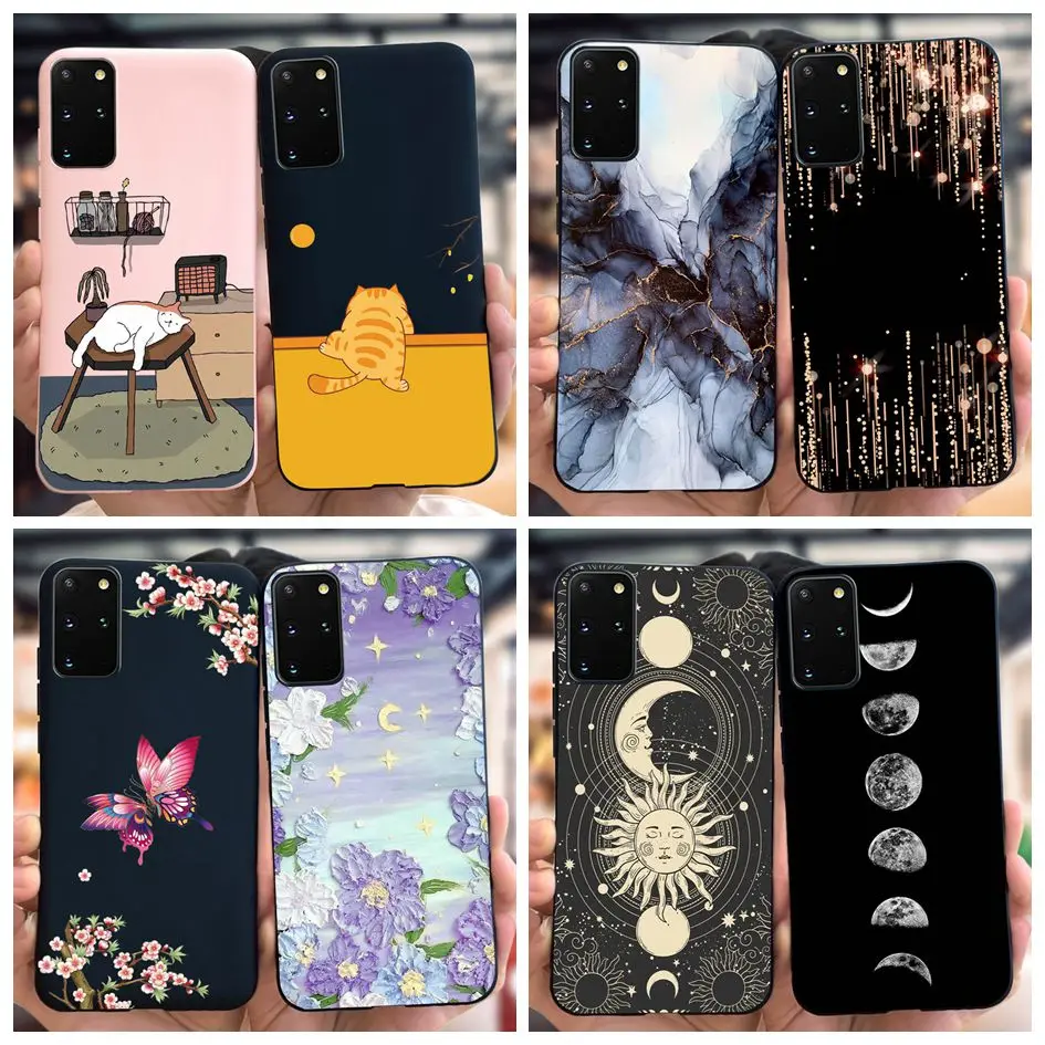 Чехол для Samsung Galaxy S20 5G чехол телефона модный тонкий мягкий бампер с мраморным