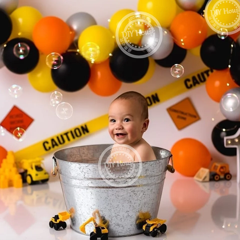 35 шт. строительный автомобиль воздушный шар башня с 32 дюймовыми черными