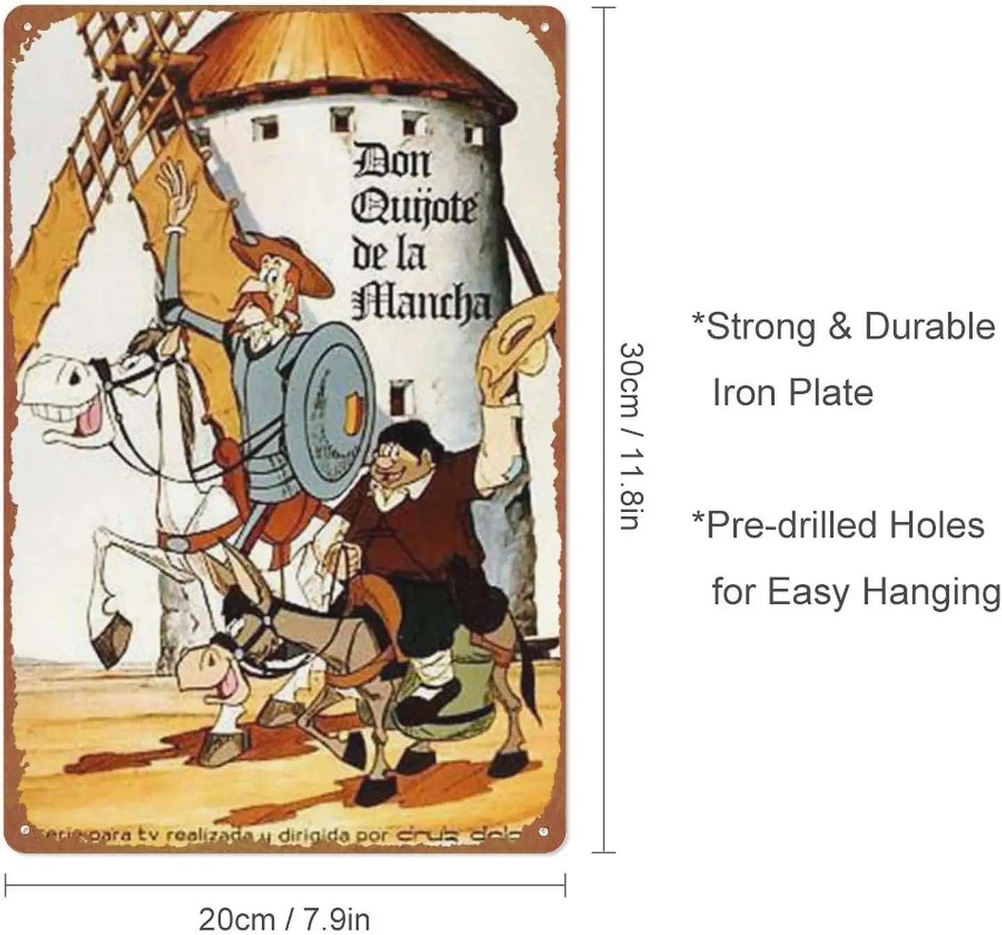 Картина Don Quijote de la Mancha плакат металлический жестяной знак Настенный декор