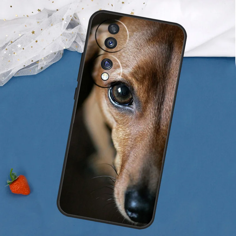 Фото Чехол Teckel Dackel с собакой таксой для Honor Magic 7 5 6 Pro Lite Honor 200 400 50 70 90 X8 X9 X8a X8b X9a X9b X9c Cover №3
