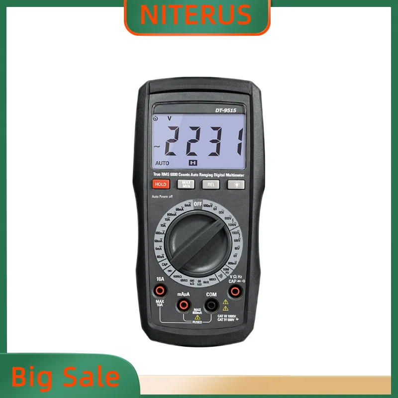 

DT-9515 Новый цифровой мультиметр с функцией True RMS