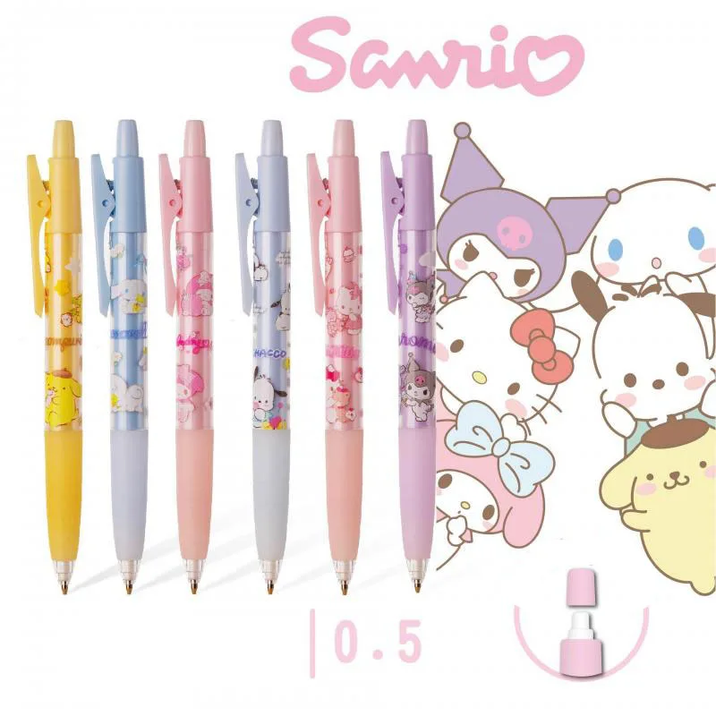 

36Pcs Sanrio Kawali Hellokitty Kuromi My Melody Cinnamoroll Pochacco Pompompurin Mechanical Pencil Draw Ins Kids Gift For Girls