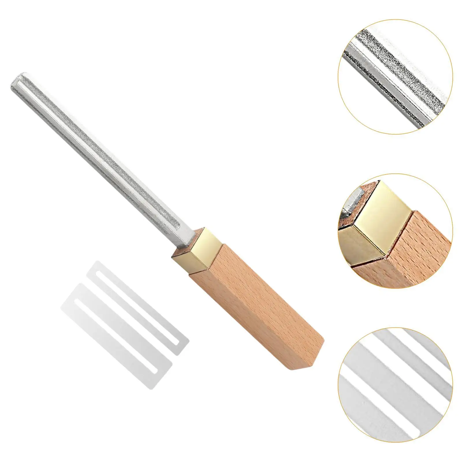 Напильник для гитарных ладов напильники с 4-мя канавками полировка ремонт