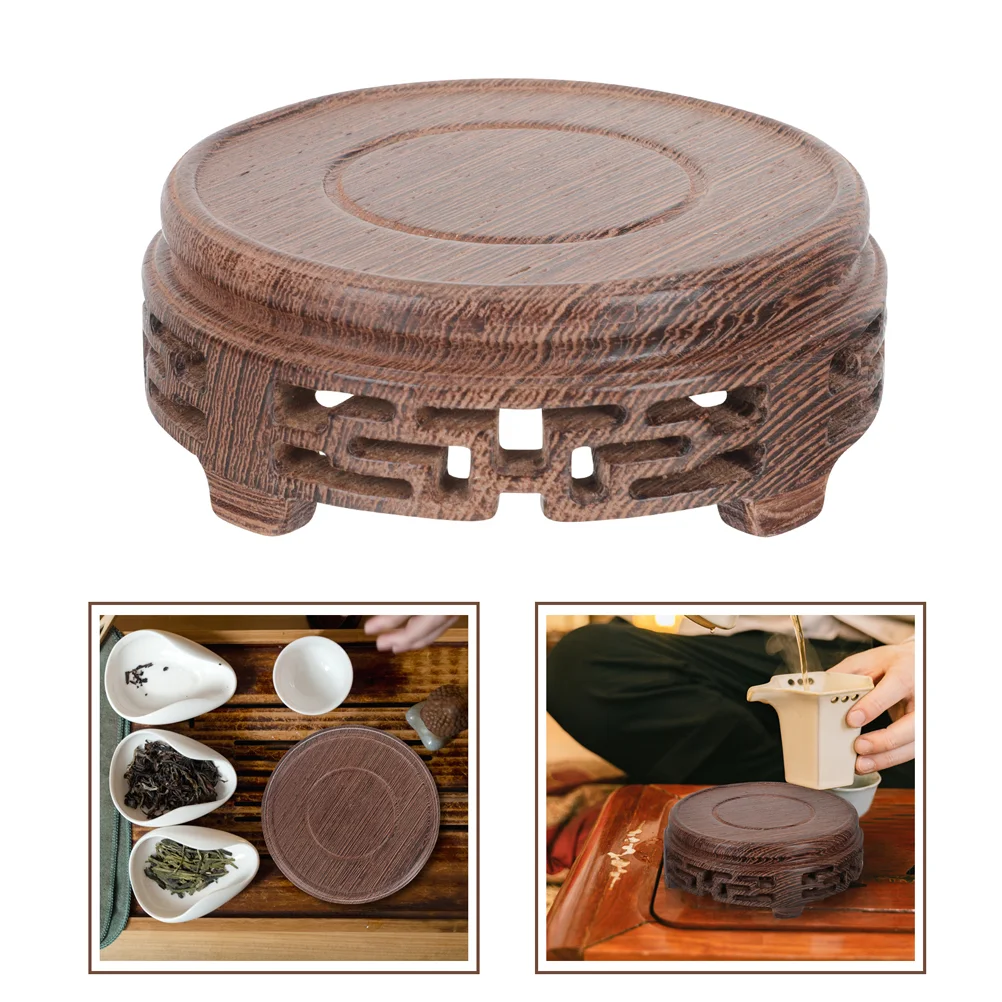 

Stand Wooden Wood Basedisplay Stands Furniture Holder Vase Carpet Protectors Stool Pot Flower Rack Riser Bonsai Orientalchinese