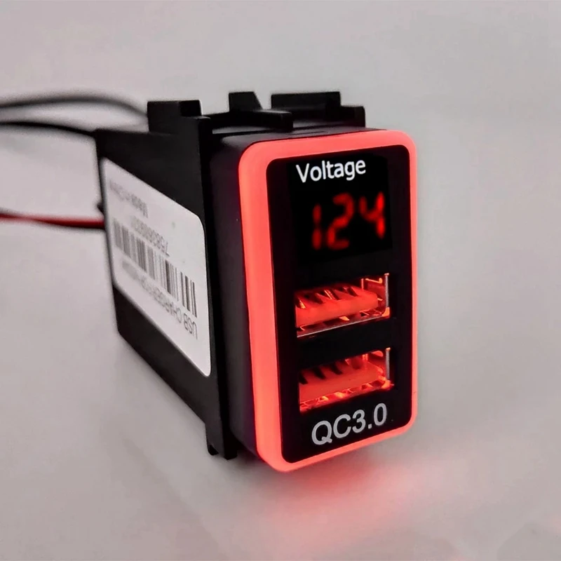 Автомобильное зарядное устройство с USB-портом USB QC3.0 разъем для быстрой зарядки