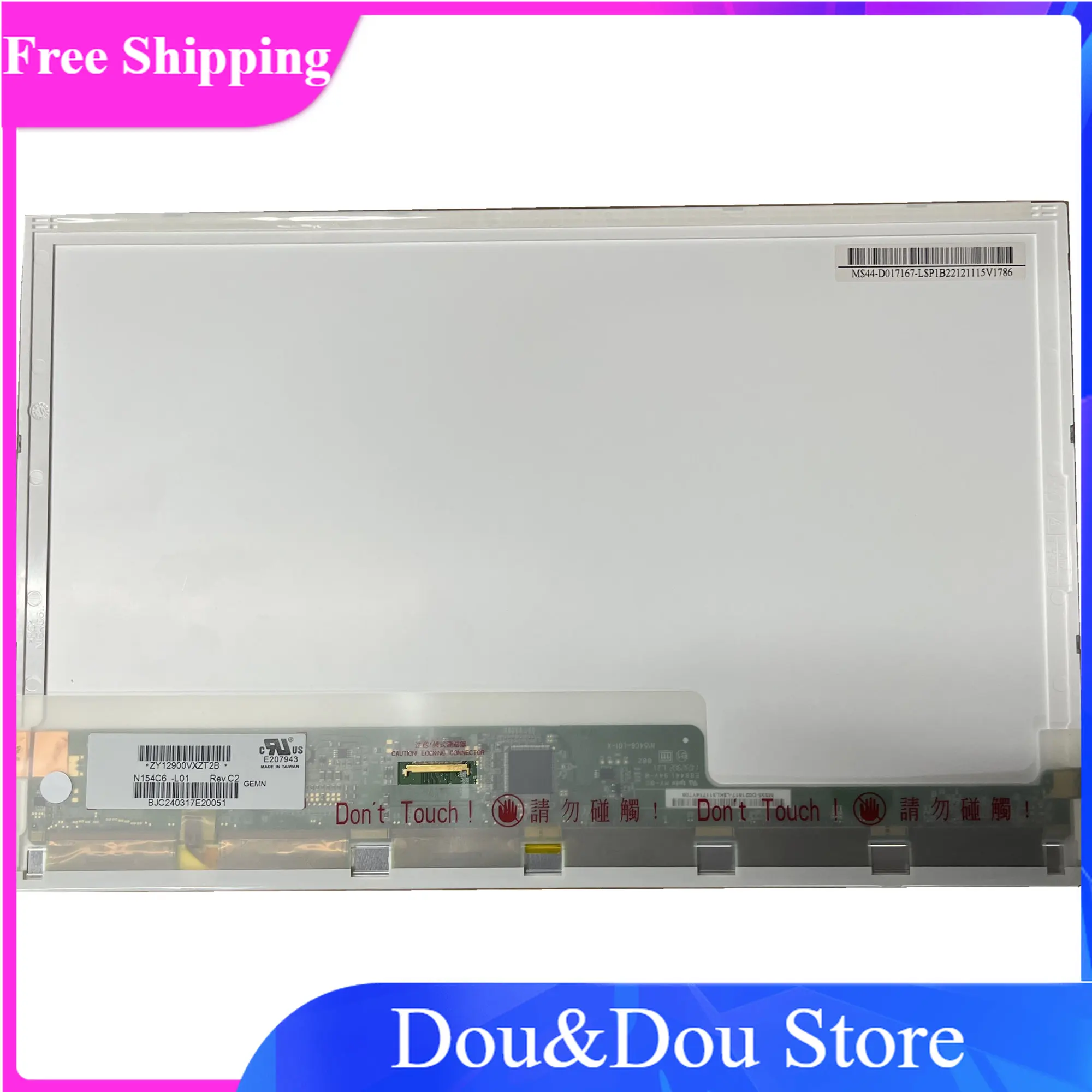 

N154C6-L01 fit LP154WP2 TLA3 LTN154BT02 LTN154BT03 B154PW04 V.0 15.4" for MacBook Pro A1260 2008 WXGA+ LED LCD Screen