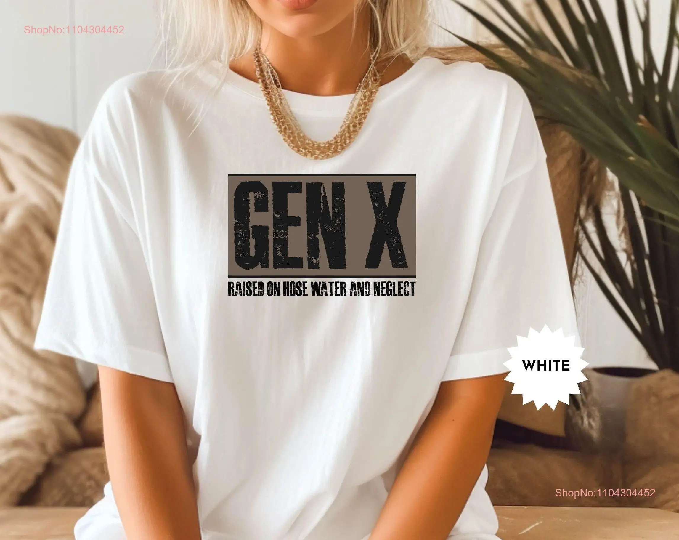 Винтажная футболка Gen X с приподнятым шлангом Water And Neglect ностальгическая