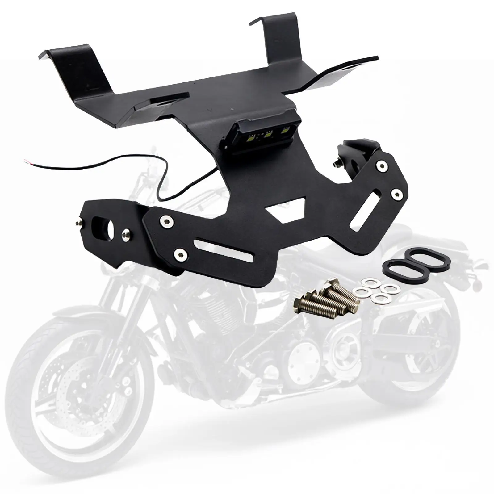 Кронштейн держателя пластины мотоцикла с подсветкой совместимый CB125R CB250R 2017 2018 2019