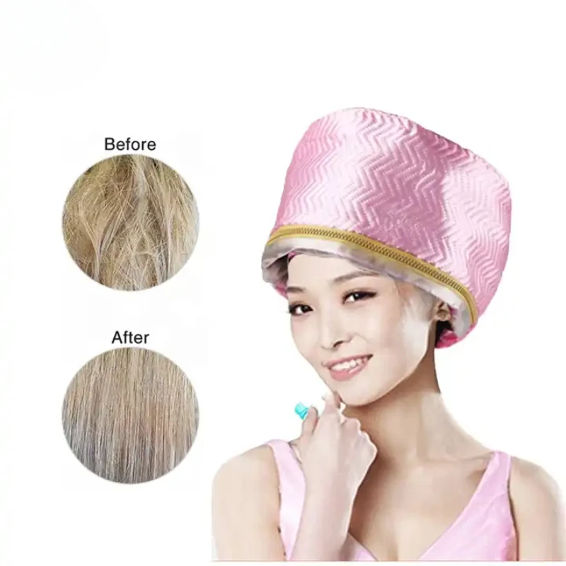 

Thermal Treatment Hair Cap Heating Hair Steamer 220V 110V Care Accessories Bonnets for Women Hair Dryer Home Spa Salon Styling
