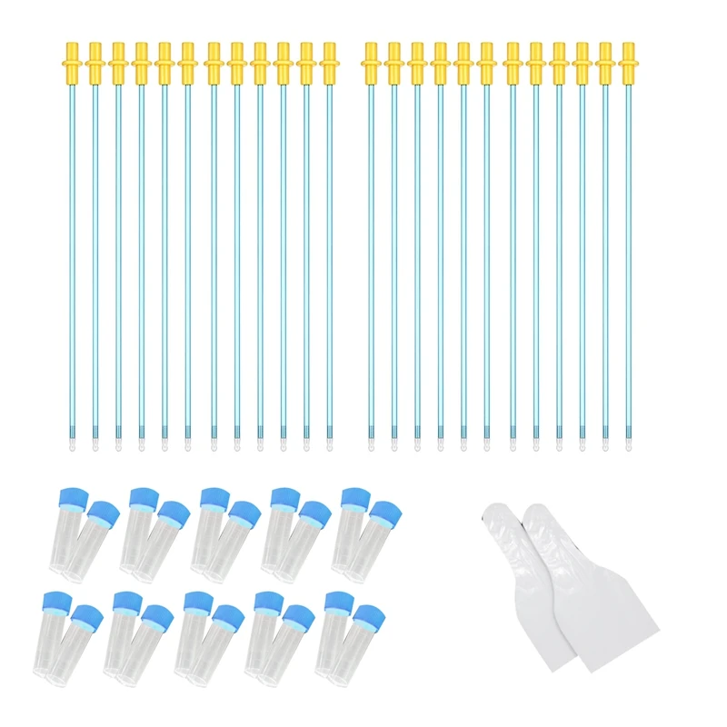 

20Pcs Dog Artificial Insemination Tool AI Breed Feed Whelp Catheter Rod For Home Pet Products Tool