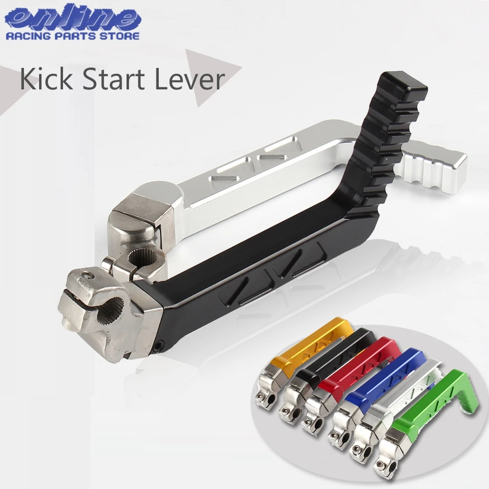 Free Shipping CNC Alloy Kick Start Starter Lever Fit CRF50 CRF70 APLLO KLX110 KAYO XMOTOR BSE ATOMIC PITPRO Dirt Bike Pit |