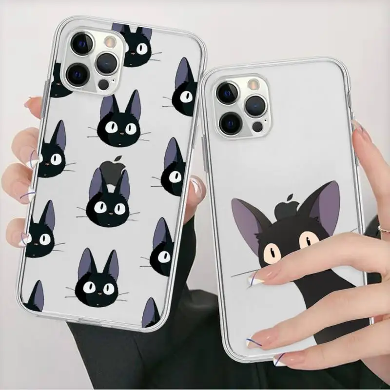 

Kikis Delivery Service cat Phone Case for iPhone 11 12 13 mini pro XS MAX 8 7 6 6S Plus X 5S SE 2020 XR clear case