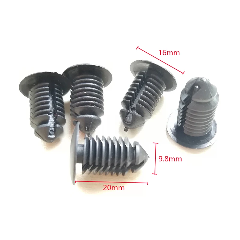 Зажимы для автомобиля, нейлоновые зажимы для автомобиля с отверстием 10 мм, автокрепеж, защита Бампера, фиксатор, пластиковая заклепка для GM, ... (art.: 3a390dfa5ee) - 3a390dfa5ee