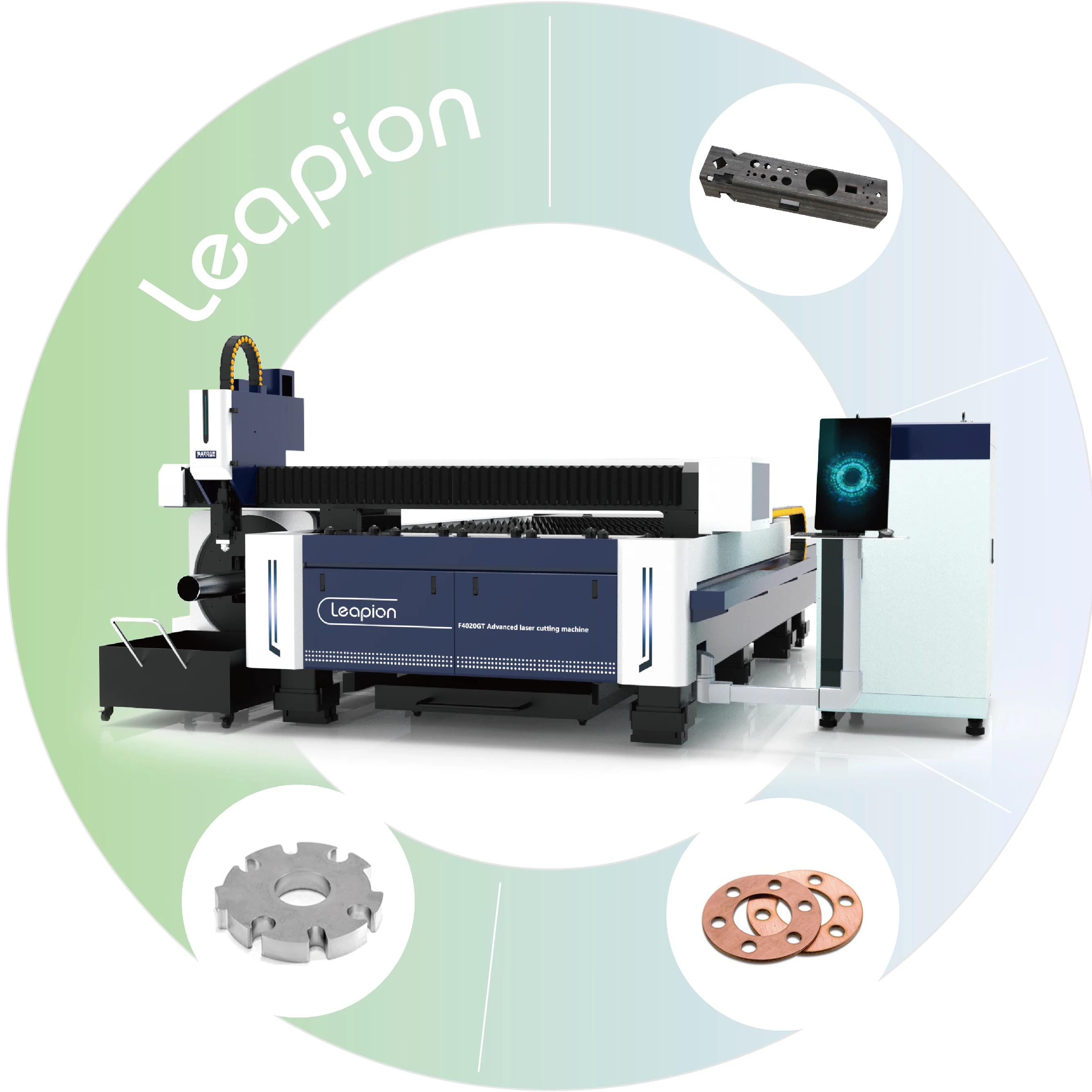 Станок для лазерной резки волокна Leapion LF-ST листов и трубок с сертификацией CE