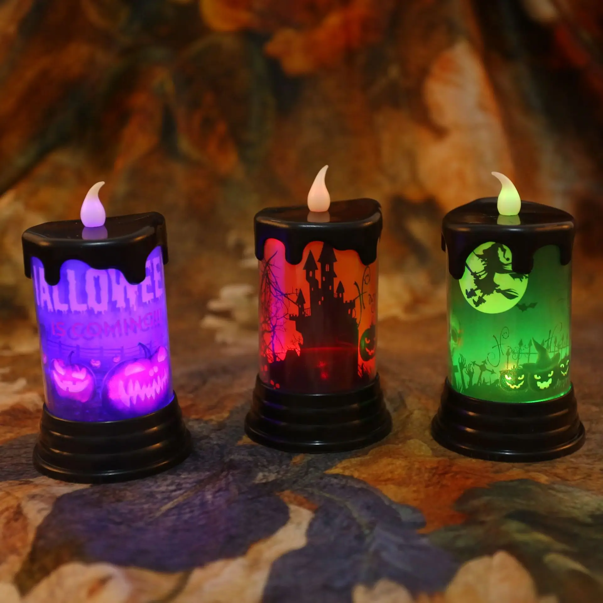 

Украшение на Хэллоуин, свеча, светильник, призрак, фестиваль, Череп, тыква, меняющий цвет, детские подарки, товары для вечерние НКИ на Хэллоуи...