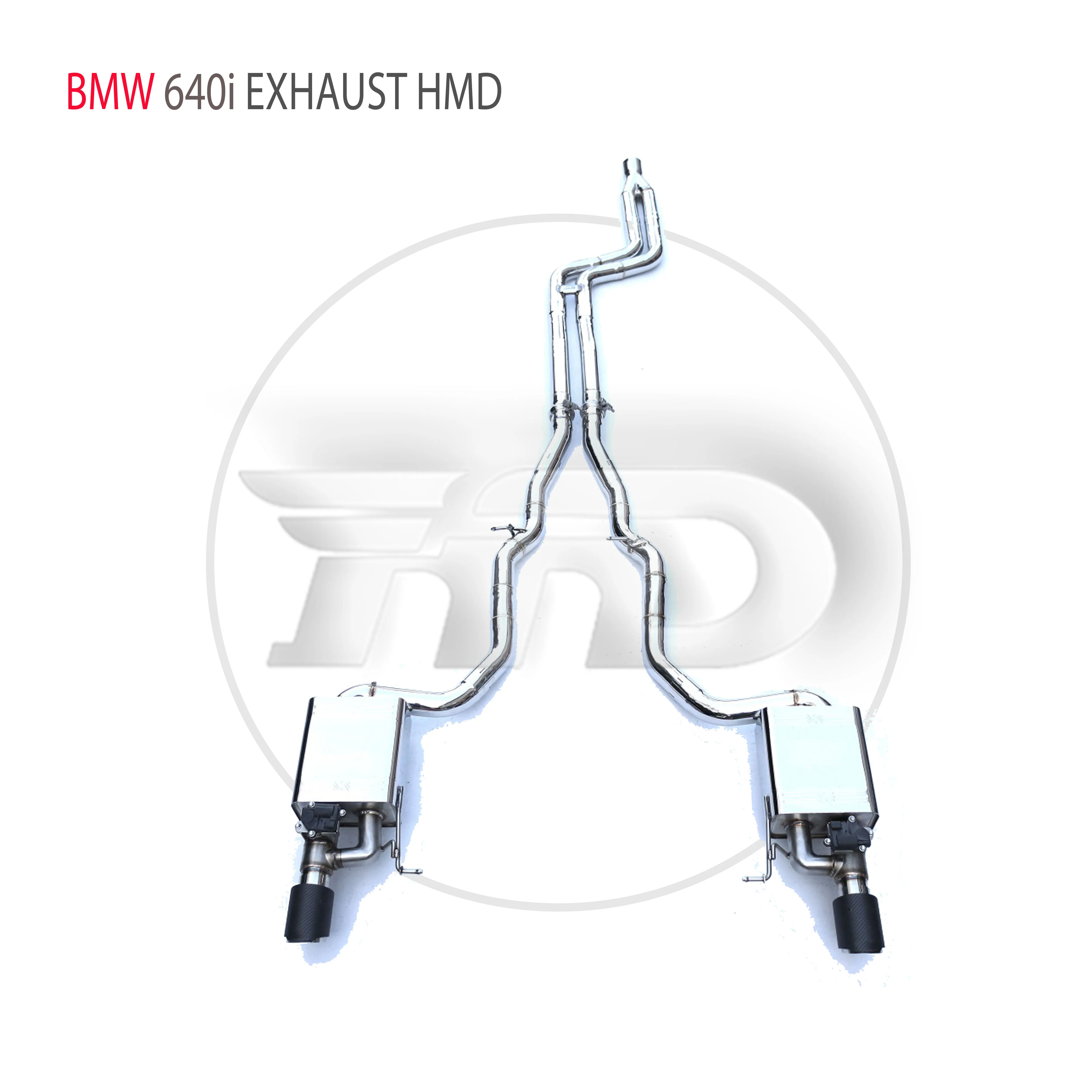 

HMD Stainless Steel Exhaust System Performance Catback for BMW 640i 650i 3.0T Auto Accesorios Electronic Valve Muffler