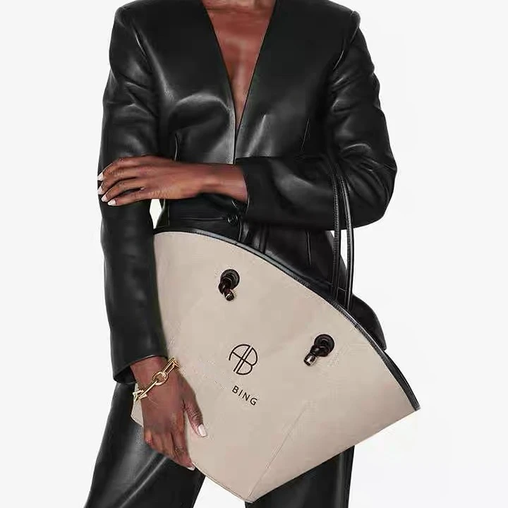 

2022 Summer Classic Letters Print Bag Canvas Tote Bags for Women