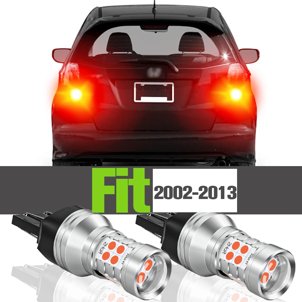 

2x LED Brake Light Accessories Lamp For Honda Fit Jazz 2 3 2002-2018 2005 2006 2007 2008 2009 2010 2011 2012 2013 2014 2015 2016
