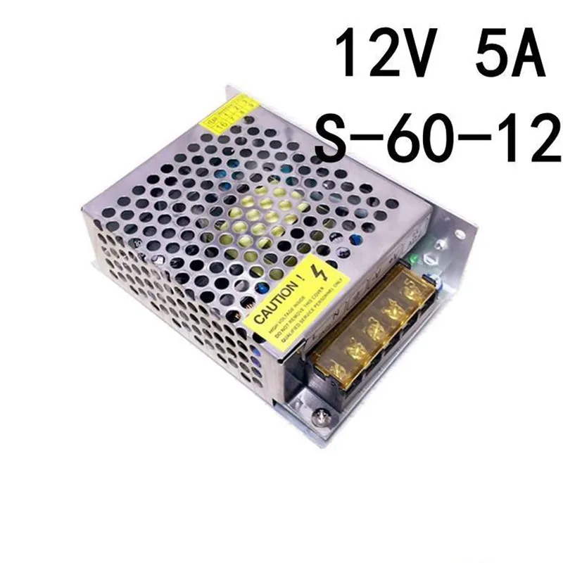 

S-60W power suply 60 Вт 12 В 5 в 24 в 15 в блок питания ac dc преобразователь Переключатель регулируемое выходное напряжение