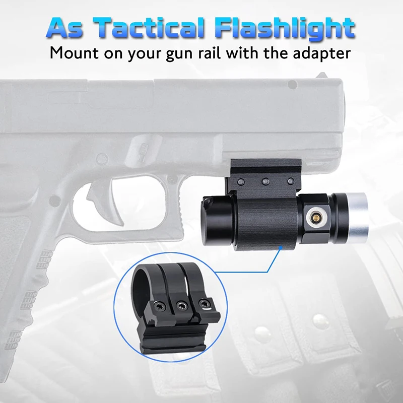 Магнитный перезаряжаемый фонарик EDC 500 люмен для ежедневного использования с