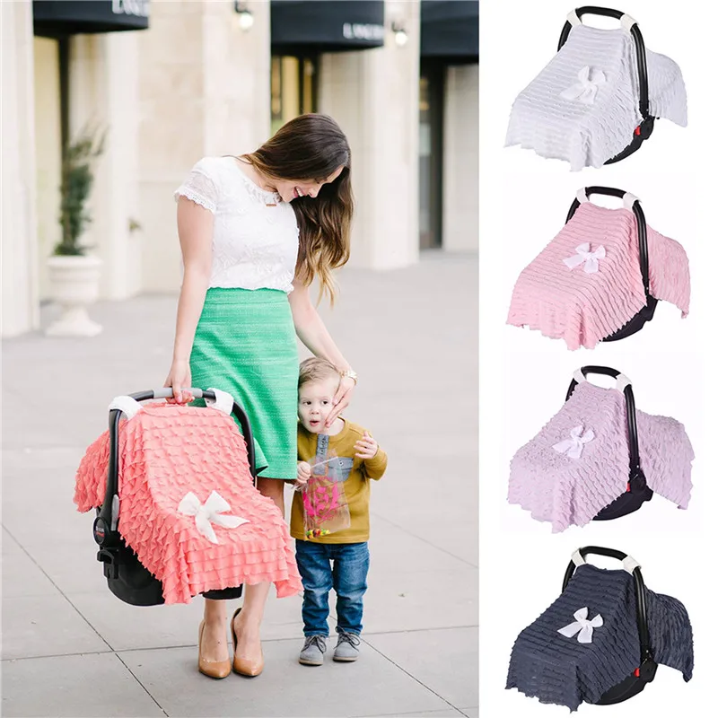 

Infant Basket Seat Dustproof Sunshade Outdoor Basket Baby Seat Mosquito Dust Shield Soft And Breathable Car Seat Carriage