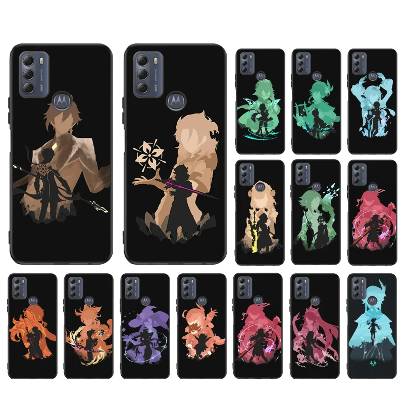

Genshin Impact Anime Phone Case for Motorola Moto G7 G8 G9 Play G7 Power G8 Plus G30 G10 G100 G60 G20