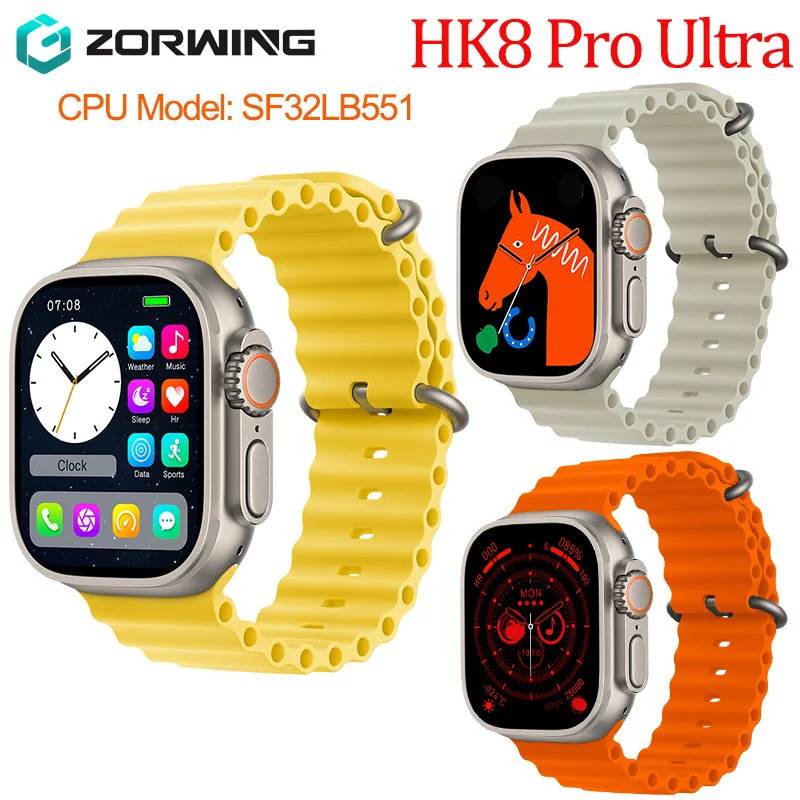 

Smart Watch HK8 Pro Ultra 49mm Men Series 8 NFC Wireless Charging Bluetooth Call Smartwatch Women Better Than H11