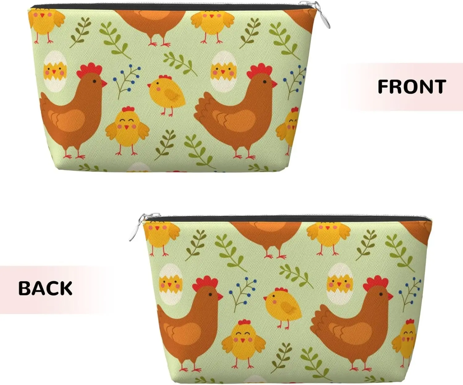 Милая косметичка с курицей и цыплятами женские дорожные туалетные
