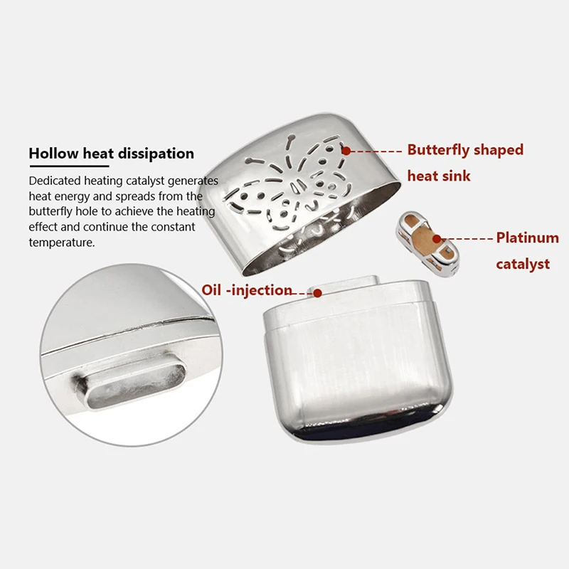 

Карманный Сверхлегкий обогреватель для рук из цинкового сплава, длительный срок службы, для дома и улицы, Маленький Удобный обогреватель, удобный обогреватель, обогреватель