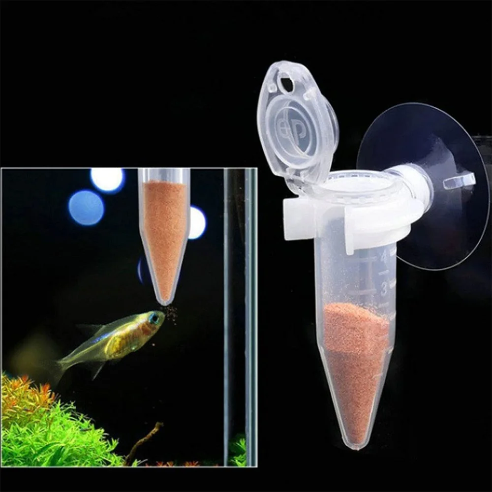 Automatic Fish Feeder Red Worm Shelling Egg Worm Funnel Cup Small Fish Ornamental Fish Feeder