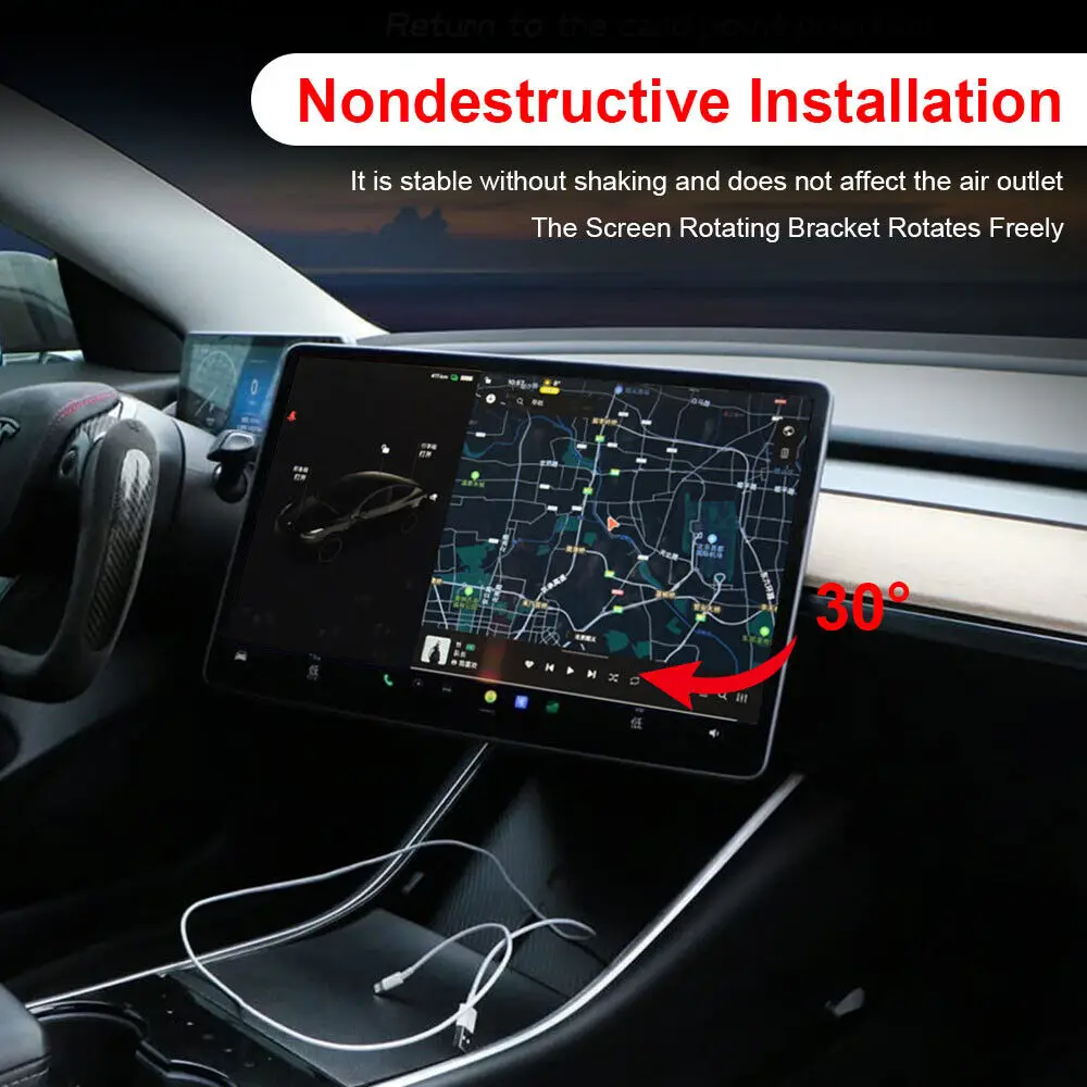 

Holder Holder Accessories Accessories Car Accessories For Tesla Model 3/Y High Quality Navigation Screen High Quality