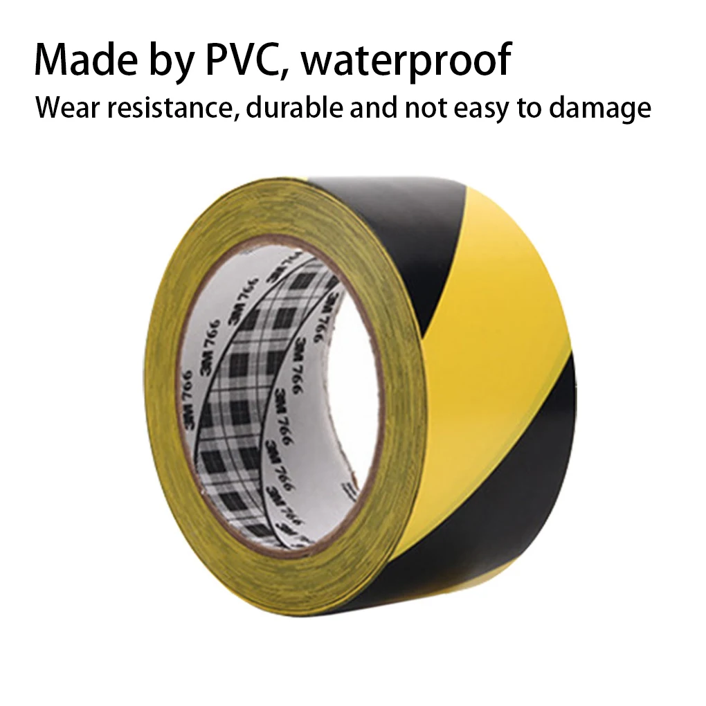 

2 Pieces PVC Warning Tape Multi-purpose Safety Reminder Tapes Construction Works Sticker Emergency Accessory Home Indoor