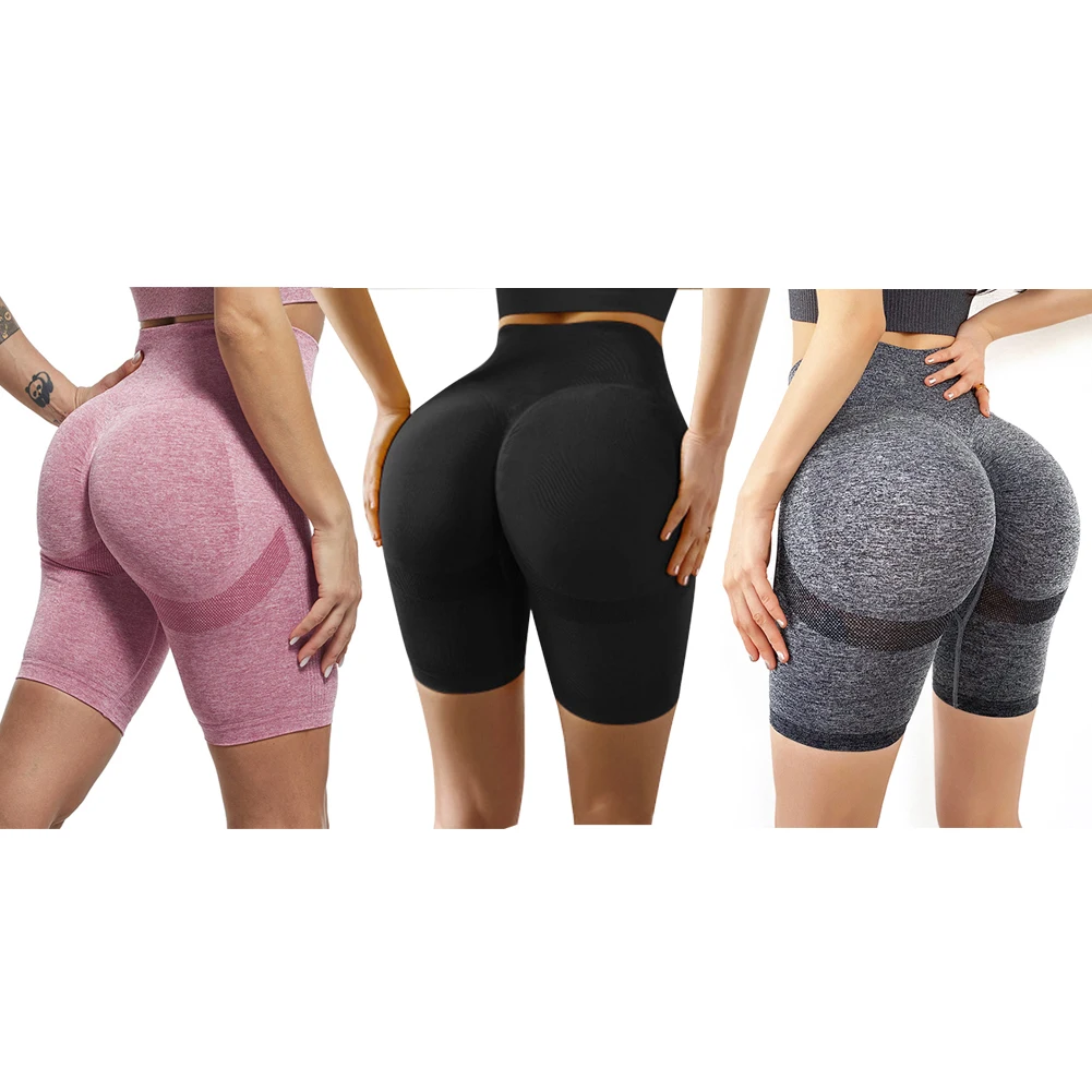 

Sports Shorts 2022 Yoga Short Women Seamless Fitness Pants High Waist Gym Scanties Sportswear Female Workout Running Breechcloth